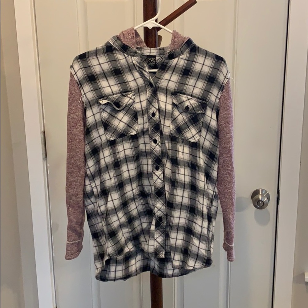 Empyre flannel hoodie